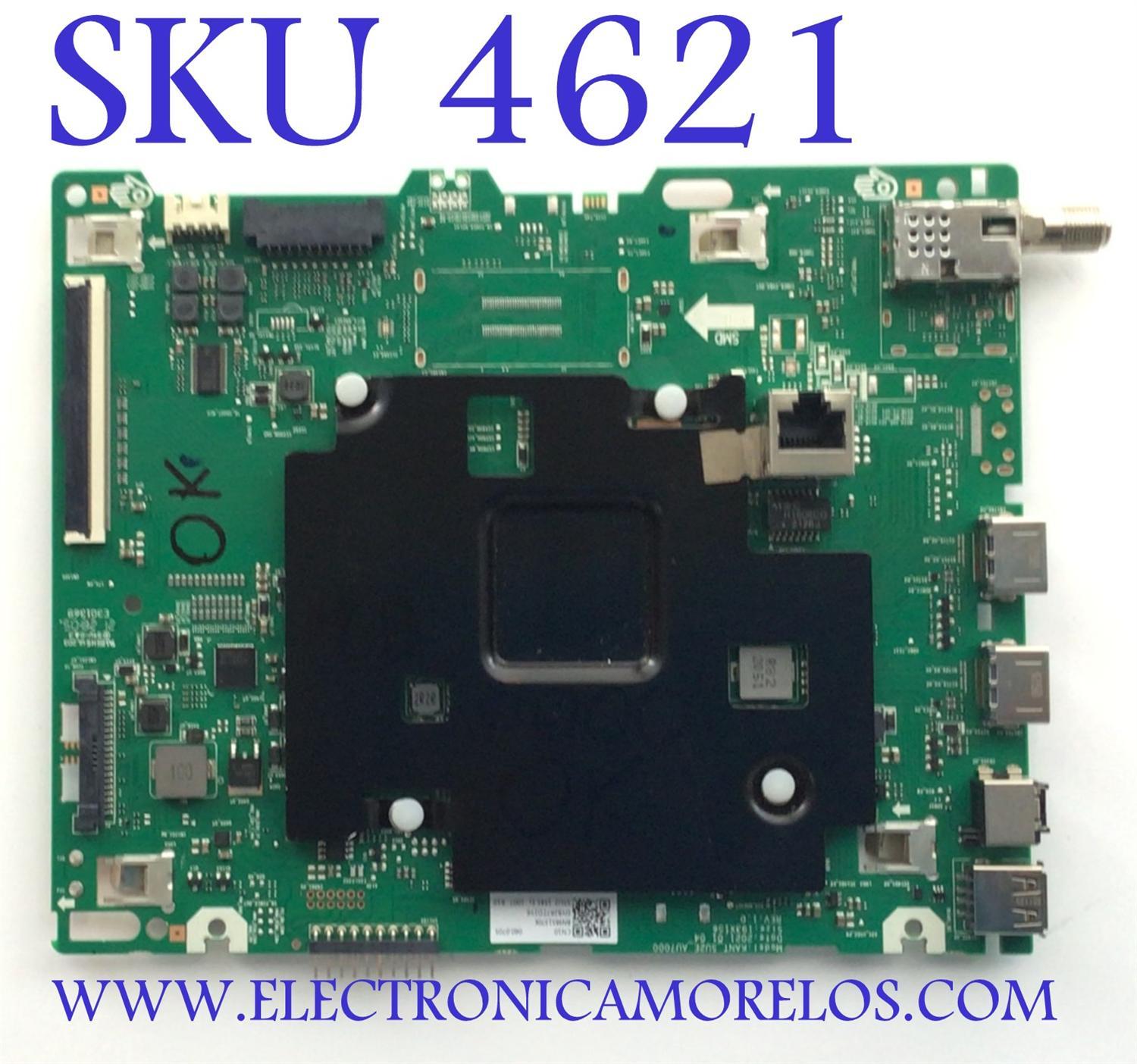 MAIN PARA SMAR TV SAMSUNG 4K / NUMERO DE PARTE BN96-51370K / KANT_SU2E_AU7000 / BN9651370K / 51370K / DY82R7TD1Y6 / PANEL CY-BT055HGLVHH / DISPLAY BN96-53697A / BN9653697A / MODELO UN55TU7000BXZA FN16